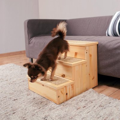 Trixie dřevěné schody pro malé psy a kočky 40 x 38 x 45cm – Zbozi.Blesk.cz