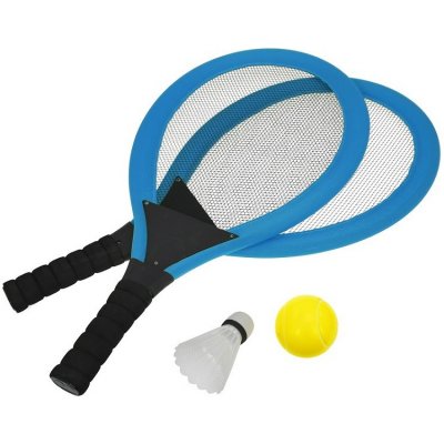 Set na plážové hry tenis/badminton 2xraketa, soft miček, badm. košík – Zboží Mobilmania