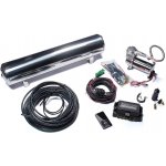Air Lift Performance Kompletní sada ovládání vzduchového podvozku včetně kompresoru a tlakové nádoby Digitální Air Lift 3P 1/4 15 litrová leštěná | Zboží Auto