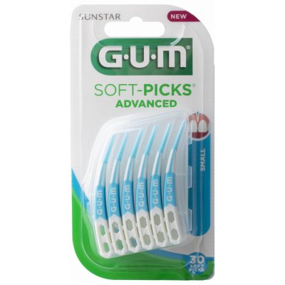 GUM Soft Picks Advanced masážní mezizubní kartáček small 30 ks – Zbozi.Blesk.cz