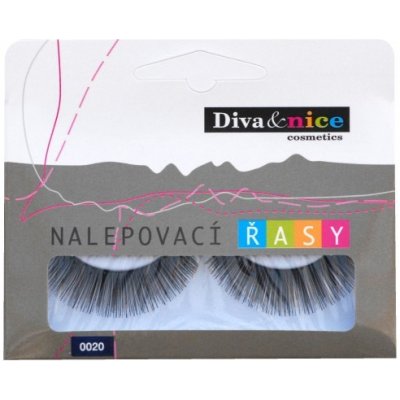 Diva & Nice Cosmetics Nalepovací řasy č. 0020 bez lepidla – Hledejceny.cz