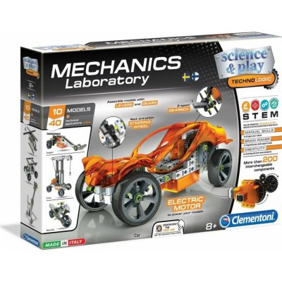 Clementoni mechanická laboratoř kreativní sada s motorkem – Hledejceny.cz