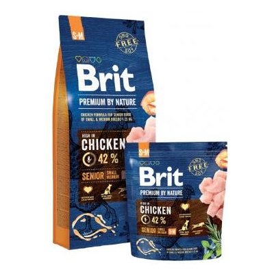 Brit Premium by Nature Senior S+M 1 kg