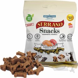 Serrano Snack for Dogpro štěňata 100 g Meditky tréninkové kostičky