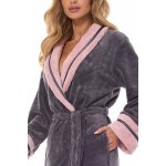 L&L dámský župan 9145 onyx tmavě šedá – Zboží Dáma