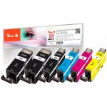 Peach Canon CLI-526, MultiPack Plus, 2x19, 4x9 ml CMYK - kompatibilní – Hledejceny.cz