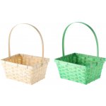 Velikonoční košík s pohyblivým uchem, 23 × 18,5 × 11,5 cm, mix 2 barev – Hledejceny.cz
