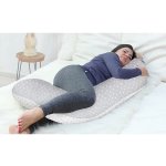 SCAMP kojící polštář ve tvaru C Little Heart White Grey – Zboží Mobilmania