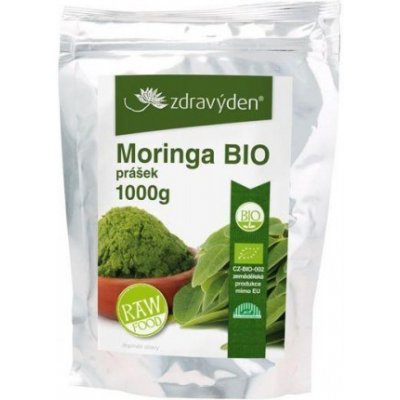 Zdravý den Moringa Bio Raw prášek 500 g
