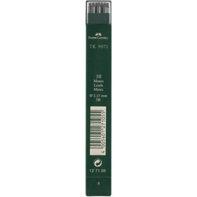 Faber - Castell náhradní tuhy do mechanické tužky TK 9071 3,15mm 5B 10 ks – Zboží Dáma