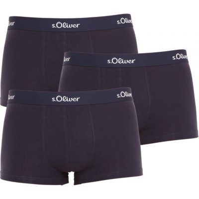 S.Oliver 3PACK pánské boxerky tmavě modré JH-34H-18617715 – Zboží Mobilmania