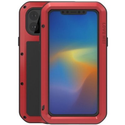 Pouzdro Love Mei extra odolné proti nárazu, vodě a prachu iPhone 11 Pro Max - červené – Zboží Mobilmania