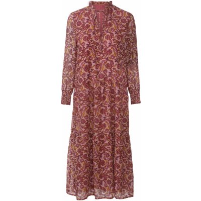 esmara Dámské maxi šaty 34 paisley/růžovo-fialová