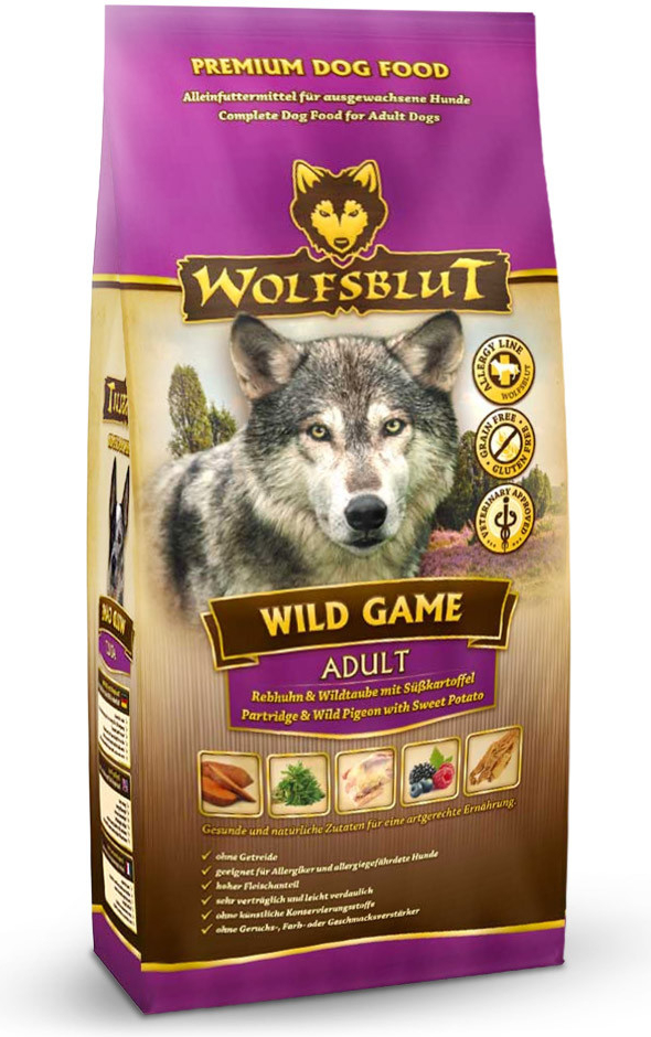 Wolfsblut Wild Game Adult koroptev s batáty 0,5 kg