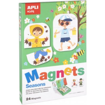 Apli magnetická hra s magnety Roční období – Zboží Mobilmania