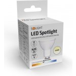 Solight LED žárovka bodová 5W GU10 4000K 425lm bílá – Zboží Mobilmania