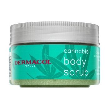 Dermacol cukrový tělový peeling s konopným olejem Cannabis (Body Crub) 200 ml
