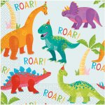 Procos Papírové ubrousky dinosauři 33x33cm 20ks – Hledejceny.cz