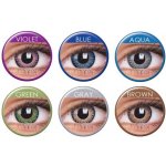 MaxVue ColorVue 3 Tones Violet tříměsíční nedioptrické 2 čočky – Zboží Dáma