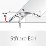 Profil Team Přechodový profil stříbro E01 50mm 0,93 m – Hledejceny.cz