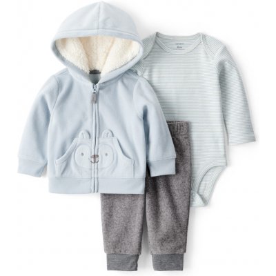 Carter's Set 3dílný body dl. rukáv mikina kalhoty blue chlapec – Zboží Dáma