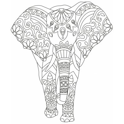 Pískohraní s.r.o. Šablona Slon 210 x 297 mm – Zboží Dáma