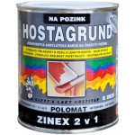 Barvy A Laky Hostivař Hostagrund Zinex 2v1 S2820, jednovrstvá barva na pozink, antikorozní, Ral 7012 čedičová šedá, 600 ml – HobbyKompas.cz