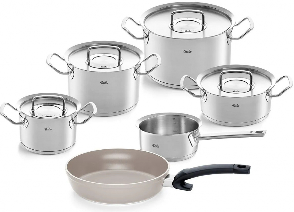 Fissler Sada hrnců ORIGINAL PROFI + pánev CERATAL COMFORT 6 ks