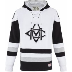 CCM Monochrome Jersey Hoodie JR bílá