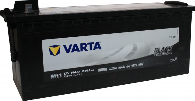Varta Promotive Black 12V 154Ah 1150A 654 011 115 od 3 994 Kč - Heureka.cz