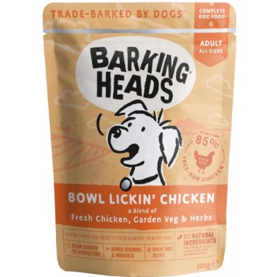 Pet Food UK Barking Heads Bowl Lickin' Chicken 300 g