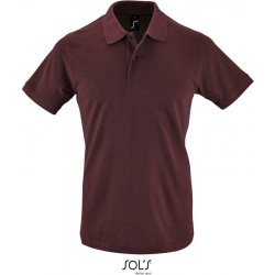 Sol's Perfect Men pánské piqué polo heat. oxblood fialová