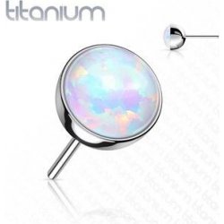 Šperky4U kamínek k Push In piercing do nosu titan TIT1149-OP17-020