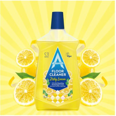 Astonish Specializovaný čistič na podlahy Citrus Burst s vůní citrusu 1 l – HobbyKompas.cz