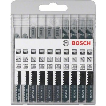 Bosch X-Pro sada 10 ks pilových plátků na DŘEVO a KOV s T stopkou