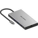 AlzaPower Metal USB-C Dock Station 10v1 Dual Screen for Apple MacBook APW-HCA102SMLY – Zboží Živě