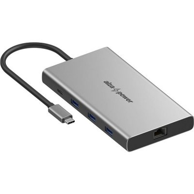 AlzaPower Metal USB-C Dock Station 10v1 Dual Screen for Apple MacBook APW-HCA102SMLY – Zboží Živě