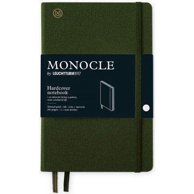 Leuchtturm1917 Tečkovaný zápisník Monocle B6+ Olive – Zboží Mobilmania