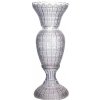 Váza Broušená velká váza Bohemia Crystal 80C43/875mm. Bohatý brus Klasik