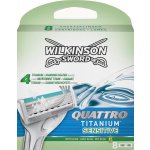 Wilkinson Sword Quattro Titanium Sensitive 8 ks – Zboží Mobilmania