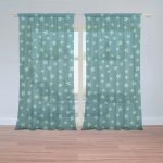Záclony Zelené hvězdy: 2 ks - 150x250 cm - Sablio – Hledejceny.cz