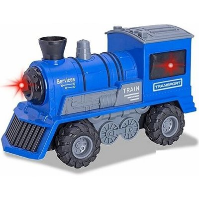 Miktrotrading Lokomotiva modrá 1:16 se světlem a zvukem – Zboží Dáma