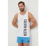 Calvin Klein Swimwear Tank top KM0KM00997 regular fit bílá – Zboží Dáma