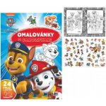 Omalovánky se samolepkami Tlapková patrola – Zboží Mobilmania