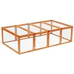 Goleto Dřevěný výběh pro králíky, morčata a jiné hlodavce 181 x 100 x 48 cm – Sleviste.cz