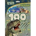 Dinosauři 100 samolepek s omalovánkovými listy – Zboží Mobilmania