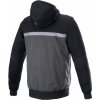 Bunda na motorku Alpinestars Chrome STREET HOODIE 2024 černo-šedá