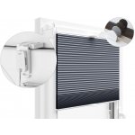 Zebra-Shop Plissé Lux Zatemňující Duo Tm. šedá PM05 20 x 80-110 cm – Zboží Mobilmania