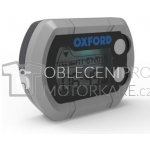 Hodiny a teploměr na motocykl voděodolné, OXFORD (stříbrná) | Zboží Auto