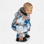 Dětská zimní kombinéza Huppa Ottis navy pattern světlý – Hledejceny.cz